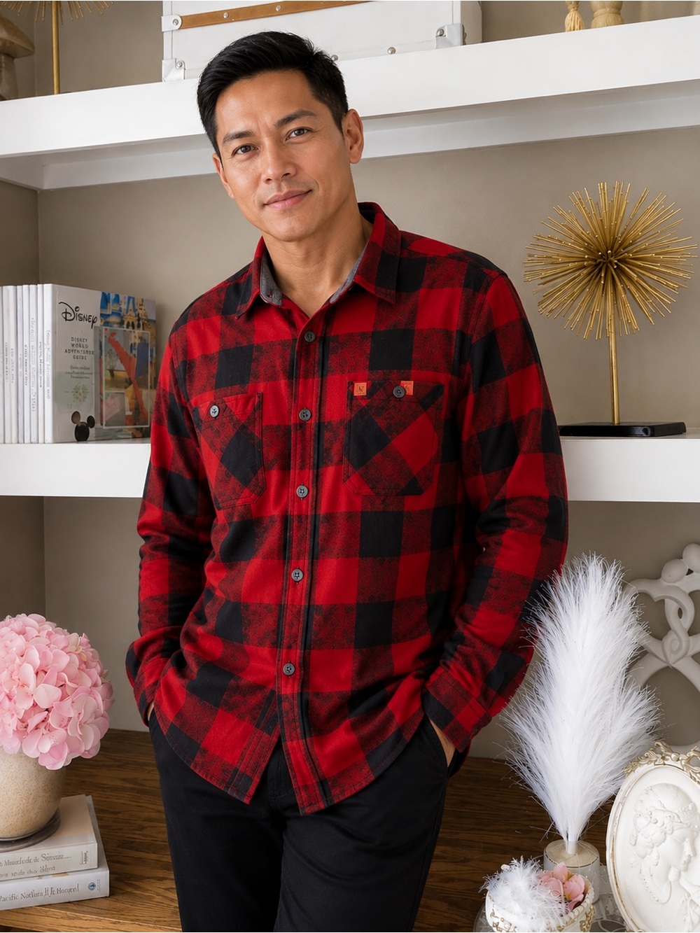 Coleman Red and Black Buffalo Plaid Shirt